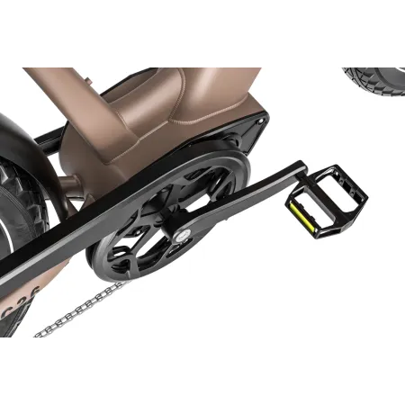 Vélo électrique Eletronbike OC26 marron 26" | Capteur de couple & 130 km