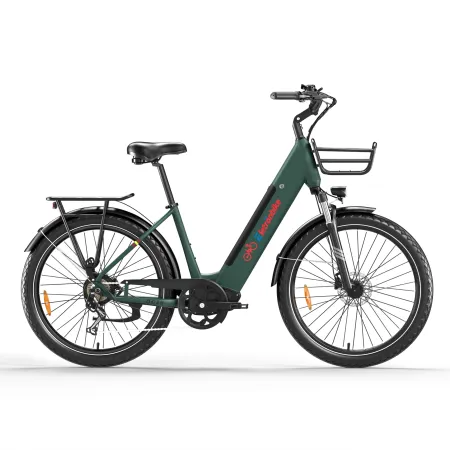Vélo électrique Eletronbike OC26 Vert 26" | Capteur de couple & 130 km