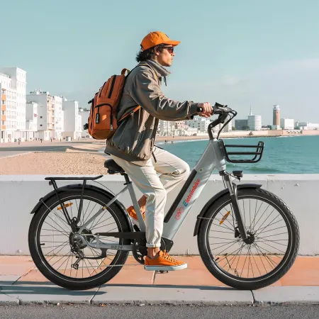 Vélo électrique Eletronbike OC26 Vert 26" | Capteur de couple & 130 km