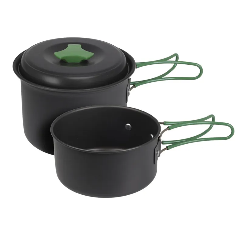 Set Casseroles REDCLIFFS Anodisé | Camping Léger & Robuste