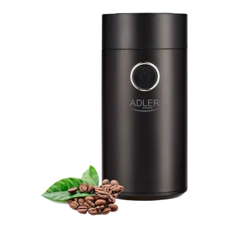 moulin à café ad446 noir et argent, 150 w