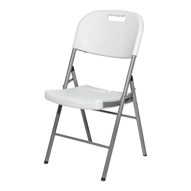 Chaise Pliante Blanche EDM Compacte & Robuste