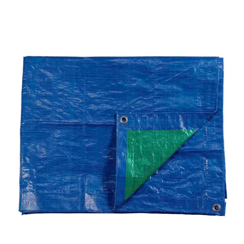 Auvent 8x12m Double Face Bleu/Vert 90g/m2 EDM