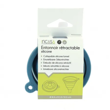Entonnoir rétractable en silicone alimentaire Incasa | Camping-car & Van