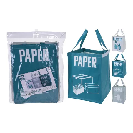 Ensemble De 3 Sacs Poubelles Réutilisables Spéciaux Pour Le Camping De Dimensions 30x30x39cm - No Disponible - 77737