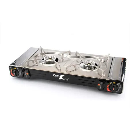 Cuisinière Camping 2 Brûleurs COM GAS | Compacte & Portable