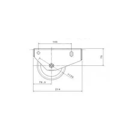 Roulettes Basses Anti-Frottements Antarion AE1020 - Silencieuses