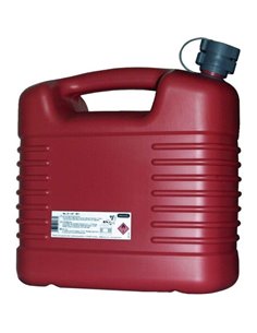 Jerrycan plastique hydrocarbure rouge 10 l - jerrican - Equipe Ton camping-car - 4103810211331