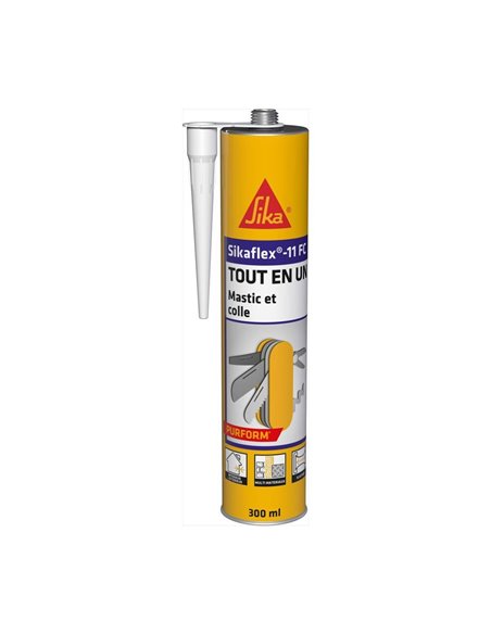 SIKAFLEX 11 FC+ PURFORM mastic joint et colle Noir 380G - SIKA - Equipe Ton camping-car