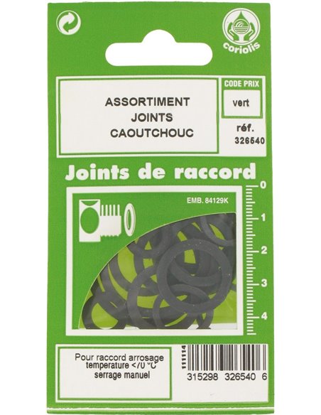 Joint caoutchouc pour l'arrosage  assortiment 14 - Equipe Ton camping-car - 3152983265406