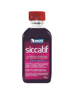 Siccatif sans plomb  bouteille 190 ml - ONYX - Equipe Ton camping-car - 3183942990015