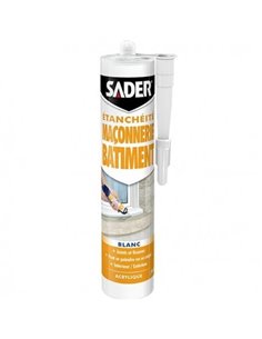 SADER Mastic maçonnerie NEW_280ml_blanc - SADER - Equipe Ton camping-car - 3549212482022