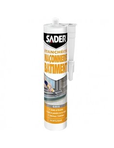 SADER Mastic maçonnerie NEW_280ml_gris - SADER - Equipe Ton camping-car - 3549212482015