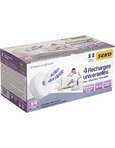 SEKO Recharges Galet pour absorbeur d'humidité 4x500g lavande - SODEPAC - Equipe Ton camping-car - 3240211010383