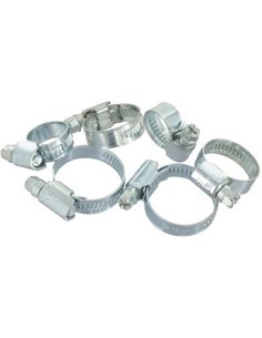 Assortiment de 6 colliers à bande 10 à 35mm - Cap Vert - 3600075903359