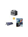 Pack complet station d'énergie 1200 Watts + panneau solaire 200 watts + sacoche - UGREEN - Equipe Ton camping-car -