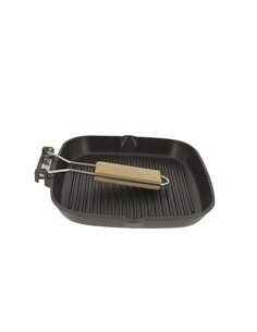 Grill avec poignée pliante compatible tous feux - INCASA - Equipe Ton camping-car - 3700628252696