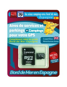 carte sd pour gps garmin bord de mer espagne - trailer's park - 8712295000222 - Trailer's Park - 1093