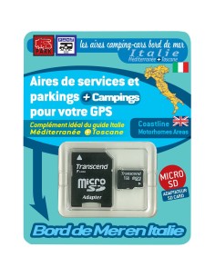 carte sd pour gps garmin bord de mer italie - trailer's park - 9782919004126 - Trailer's Park - 1097