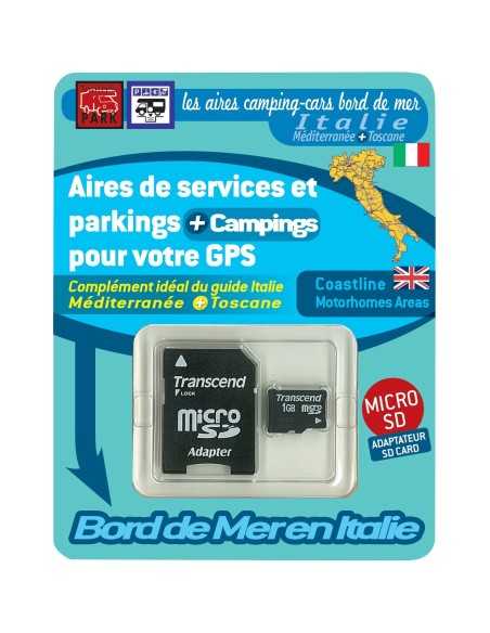 carte sd pour gps garmin bord de mer italie - trailer's park - 9782919004126 - Trailer's Park - 1097