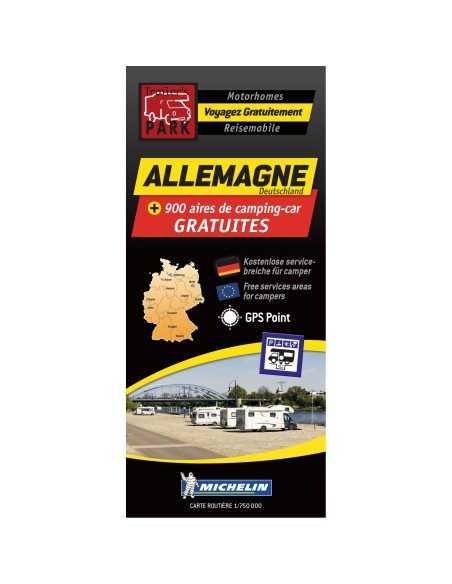 cartes routières aires gratuites allemagne - trailer's park - 9782919004454 - Trailer's Park - 1148