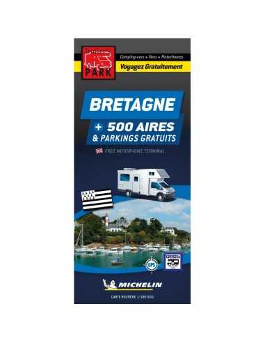 cartes routières aires gratuites bretagne - trailer's park - 9782919004577 - Trailer's Park - 1201