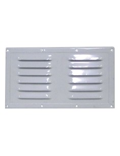 grille d'aération en aluminium laqué blanc 230 x 130 mm - 3606260291164 - Générique - 9004