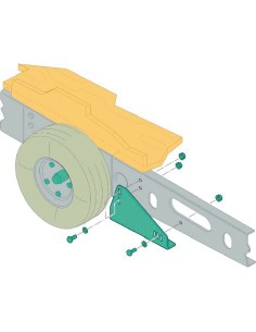 kit de montage pour déplace caravane pour châssis al-ko vario iii - enduro - 3700628201793 - Enduro - 44212