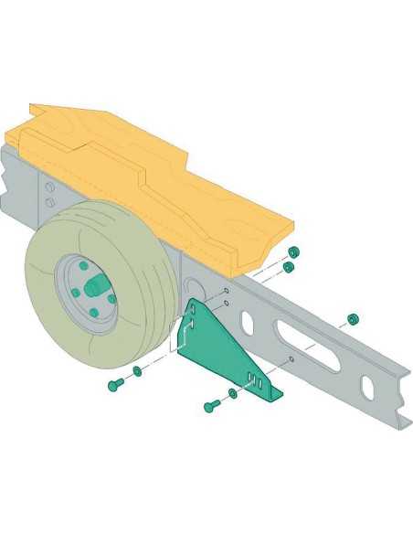 kit de montage pour déplace caravane pour châssis al-ko vario iii - enduro - 3700628201793 - Enduro - 44212