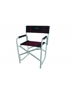 Fauteuil Director Noir/Rouge - MIDLAND - Equipe Ton camping-car - 3700628245957