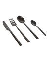 set de 16 couverts au style industriel finition noire - bo-camp - 8712013021546 - Bo-camp - 84446