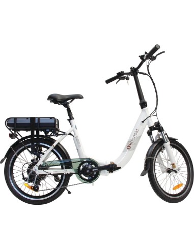 vélo à assistance électrique pliant 20 pouces blanc confort - koonekt - 3700628251071 - Koonekt - 400109BI