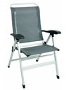 Fauteuil aluminium Confort Gris anthracite - MIDLAND - Equipe Ton camping-car - 3700628246008