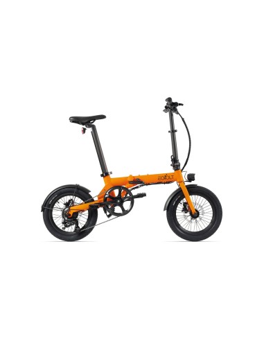 vélo à assistance électrique pliant city 4 speed 16 orange - eovolt - 7141249703703 - Eovolt - 400316