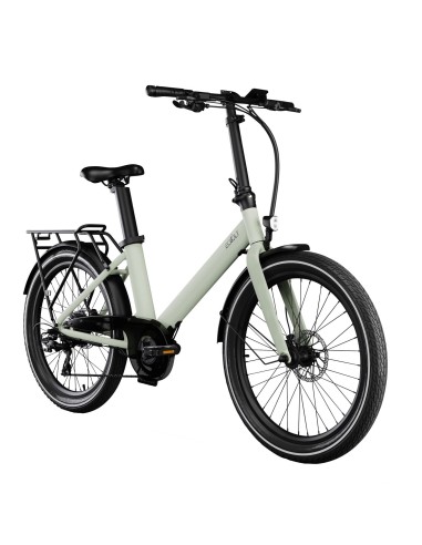 vélo à assistance électrique semi pliant evening 24'' vert - eovolt - 9130201379627 - Eovolt - 400327