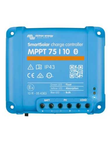 régulateur de charge mppt smart solar 75/10 - victron - 8719076040798 - Victron - 480806