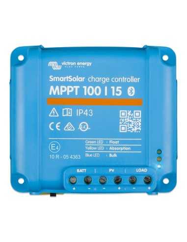 régulateur de charge mppt smart solar 100/15 - victron - 8719076040811 - Victron - 480808