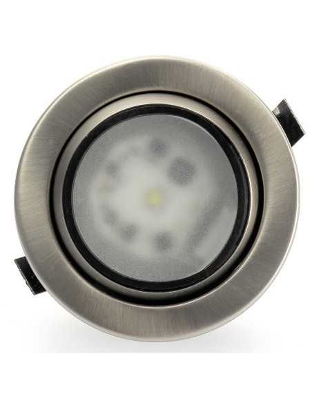 spot encastrable orientable à leds chromé - 3700628240006 - Générique - 485814