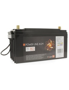 batterie auxiliaire power line agm 80ah - powerlib' - 3700628222774 - Powerlib' - 496177B