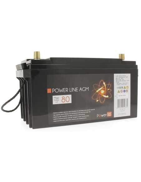 batterie auxiliaire power line agm 80ah - powerlib' - 3700628222774 - Powerlib' - 496177B