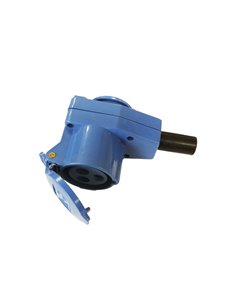 Adaptateur Cetec Monophase/Schuko Pour Câble 2 Pôles + T 16a - GIMEG - Générique - 8712757398850