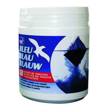 Additif Wc chimique 18 Sachets Bleu  - ELSAN - ELSAN - 5029558153407