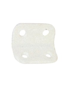 charnière plate nylon sans axe 40 x 40 mm blanche - 3700628237976 - Générique - 632001