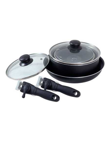 set de casseroles et poêles empilables - isabella - 5705886820128 - Isabella - 696991