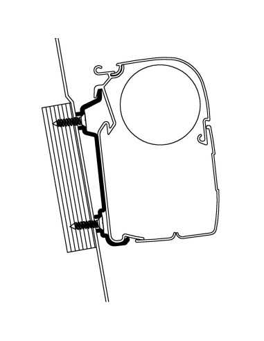 adaptateur de stores ford transit toit surélevé - thule - 5415182004626 - Thule - 730127