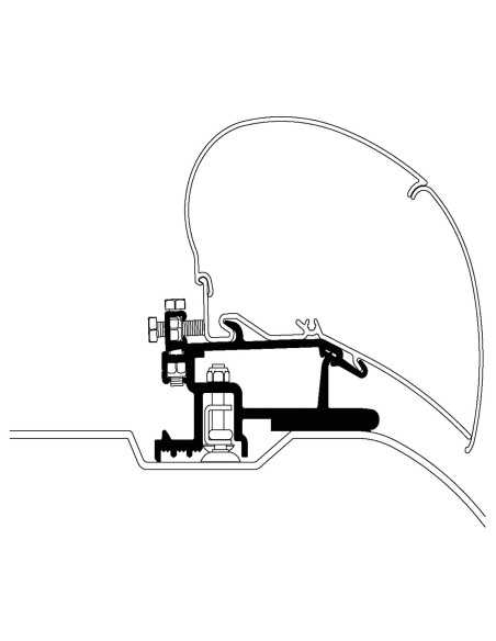 adaptateur de stores boxer/jumper/ducato depuis 07 3,25 m - thule - 5415182045681 - Thule - 730146