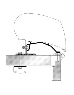 adaptateur de stores caravane lmc - thule - 5415182046343 - Thule - 730294