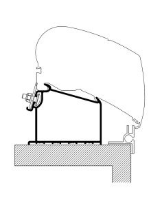 adaptateur de toit caravane adria - thule - 5415182044479 - Thule - 730318