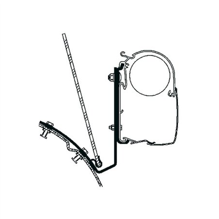 adaptateur de stores vw t4 toit surélevé - thule - Thule - 5415182003940