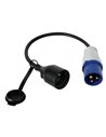 Cable adaptateur avec prise male vers fiche cee - Equipe Ton camping-car - 5410329429607